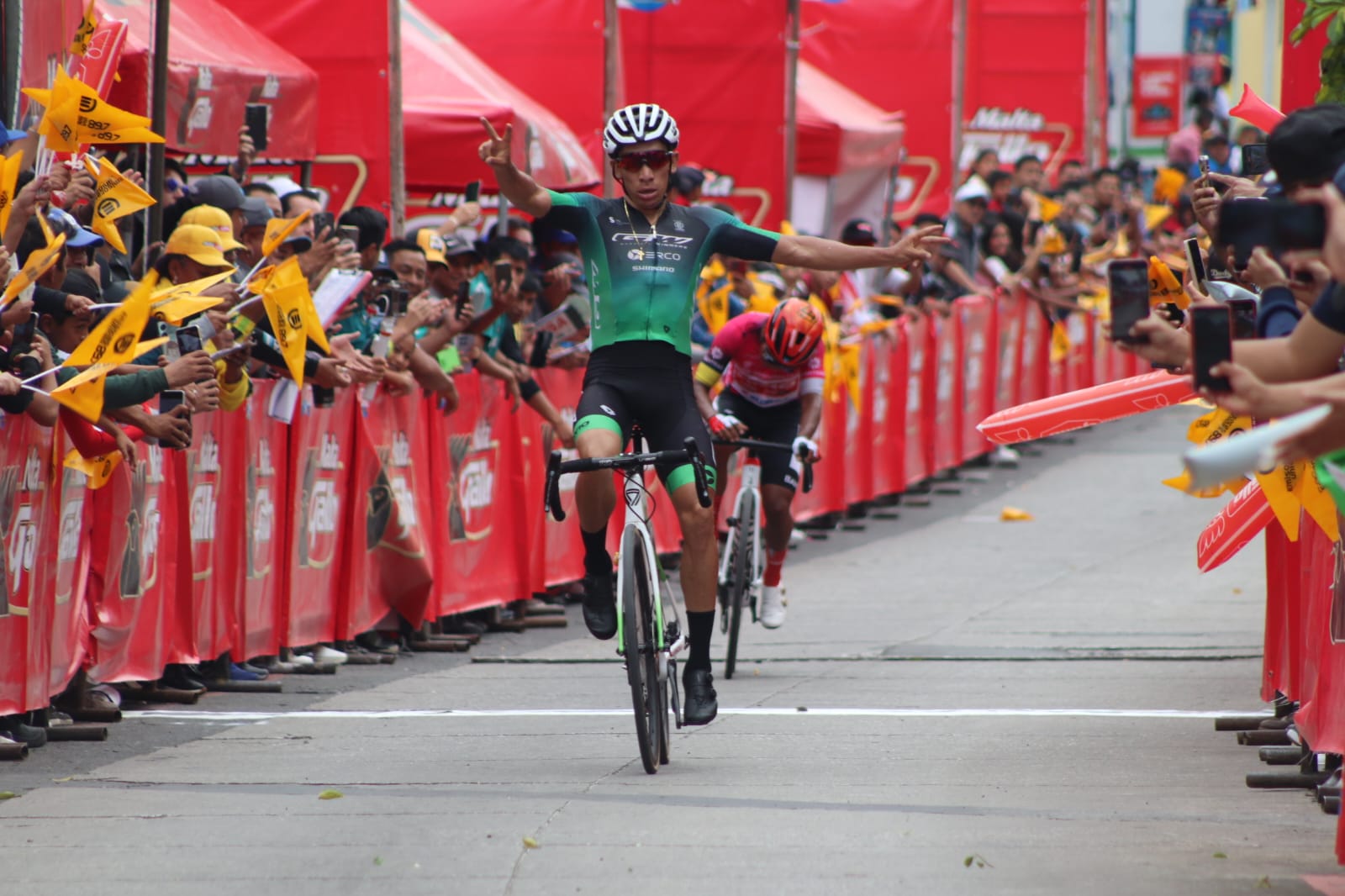 Robinson López gana la segunda etapa en Fraijanes