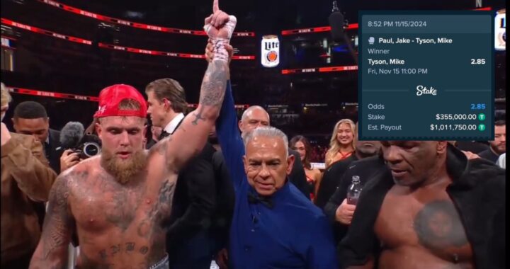 Jake Paul vence por unanimidad a Mike Tyson