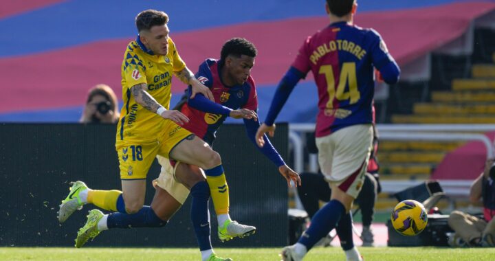 Barcelona pierde en casa ante Las Palmas