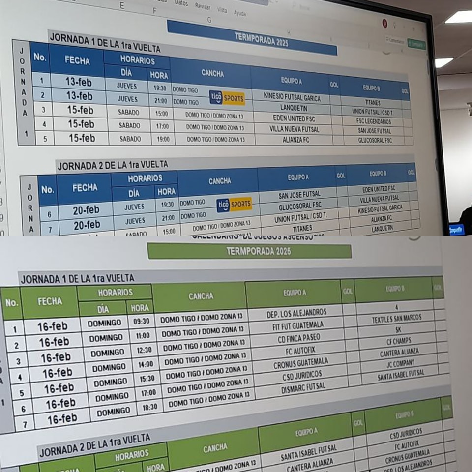 Liga Mayor de Futsal tiene fecha de inicio