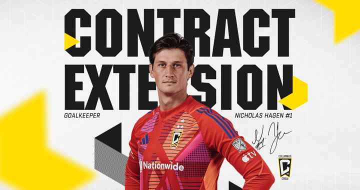 Hagen extiende su contrato con Columbus Crew