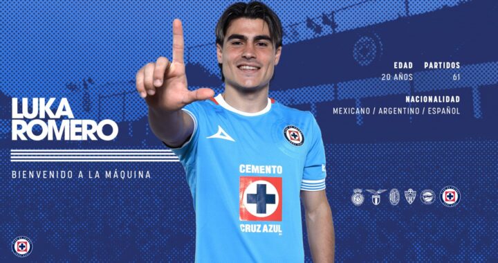 Luka Romero es el fichaje estelar del Cruz Azul