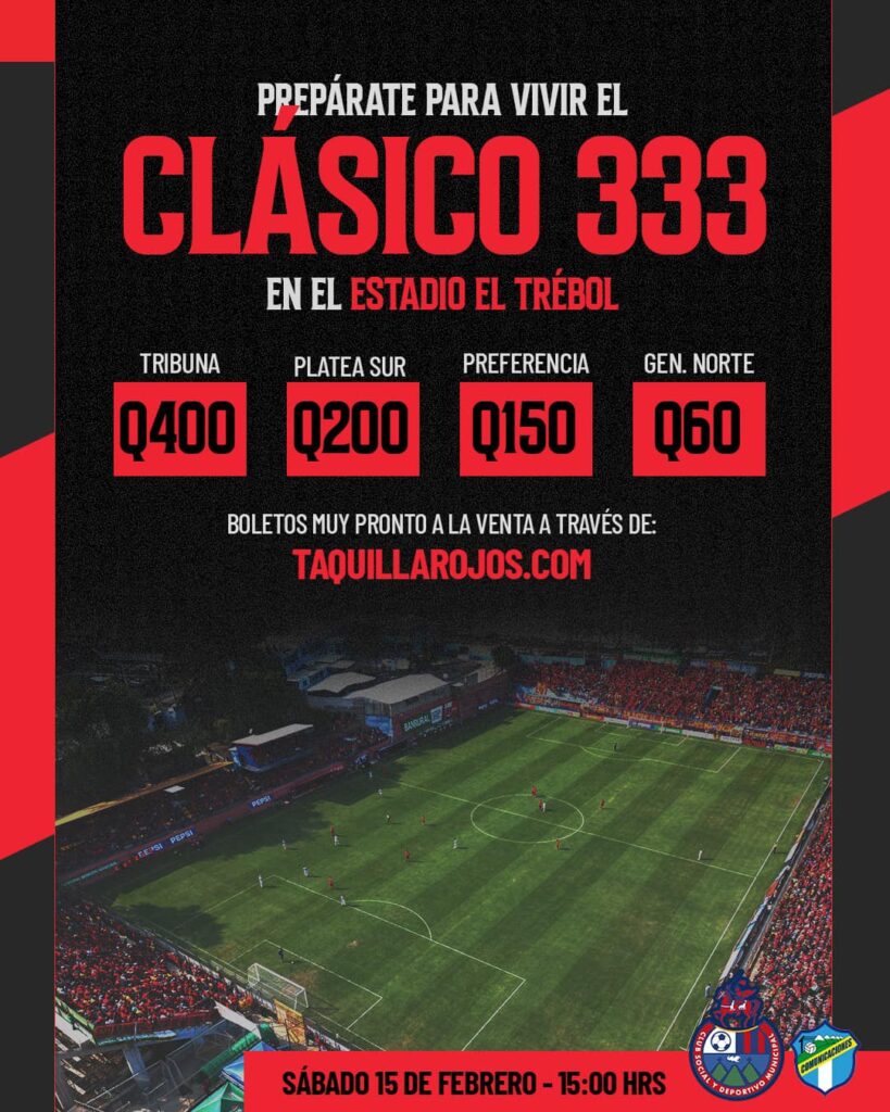 Municipal anunció los precios para el Clásico