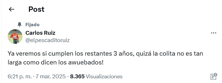 ¿Gerardo Paiz cumplirá su período? Carlos Ruiz le responde